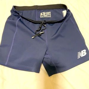 New balance, blue shorts, size large